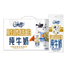 QQ星伊利乳铁蛋白儿童牛奶195ml*12盒/箱 整箱装生牛乳62.9元 (满72减18,券后省10)
